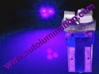 24 T6.5 T6-1.2 T2-1/4 3LED 3528 Bulbs Matrix Purple led bulbs
