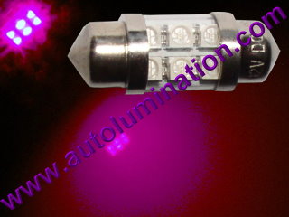 29mm festoon 3022 Led Purple UV