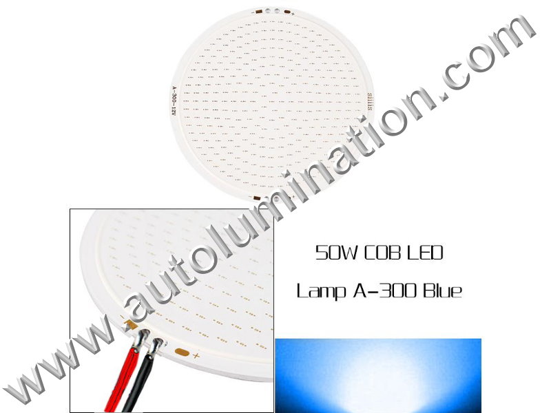 50 watt COB LED Board 110mm Blue