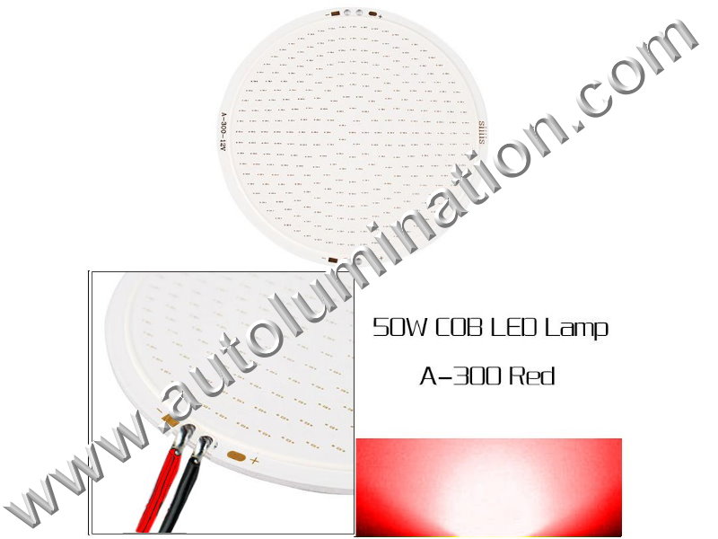 50 watt COB LED Board 110mm Red