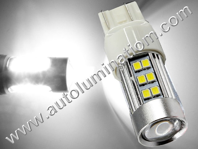 A1 2x Amber LED Bulbs T25 3157 12V 21W 4014 SMD Turn Signal, Brake &Tail  Light 