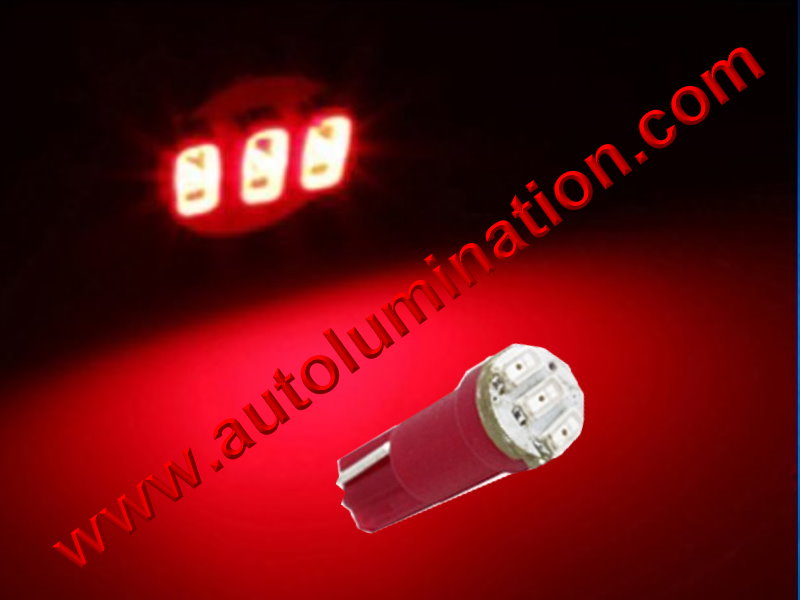 Wedge T5 T5.5 Samsung led Neowdge  bulbs LED Bulbs Red