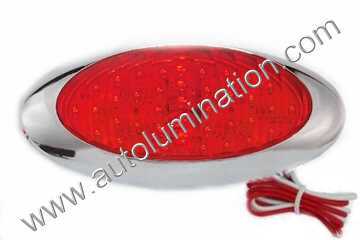 2 LED Rear Red Frontier Lights & License Plate Lamp 24V Truck Trailer Bus