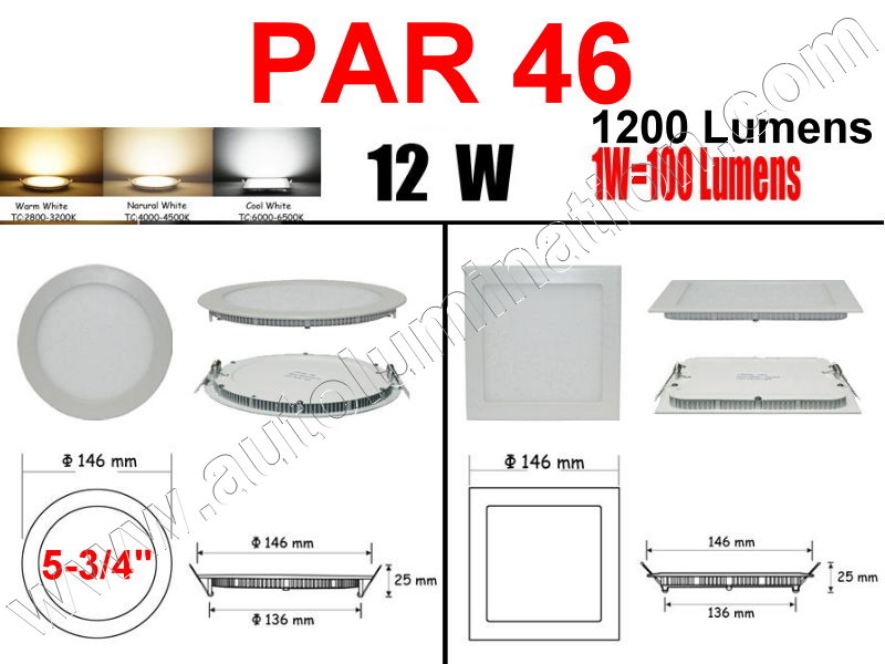 Cree Recessed Led Ceiling Panel Down Lights PAR 46