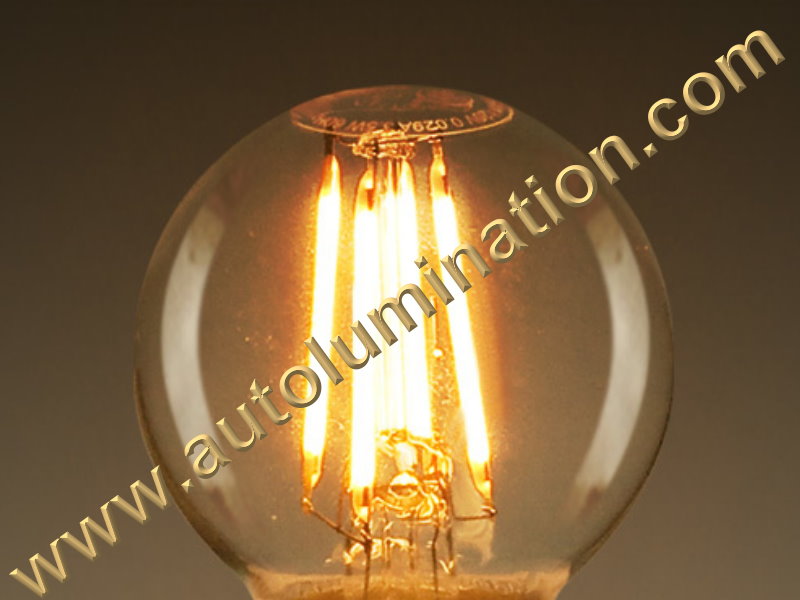 G16.5 Edison Retro Filament Led Base Candelabra Globe Led Bulb E12 Warm White