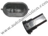 800 Series Right Angle 862 881 886 888 889 894 896 898 899 H27 / W2 Male  Headlight Socket Connector Pigtail