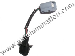 H13 9008 Ceramic Male to Female  Headlight Socket Pigtail Connector