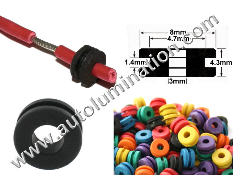 Silicone Wire Sealing Plugs H Grommet Seal