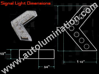 Sequential Mirror Led Kit