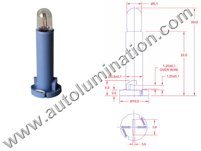 Instrument Panel Radio Light DNW1-EW33/30MM