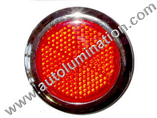 Red Stick On Safety Reflector