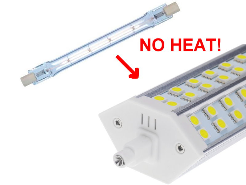r7s Led Porable Work Light  Replacement Bulbs Stop Heat halogne
