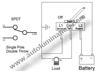 Single Pole Dual Throw Switch Wiring Diagram