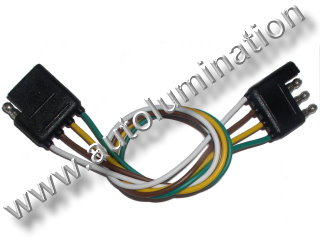 4 wire way Trailer Connector Male Female