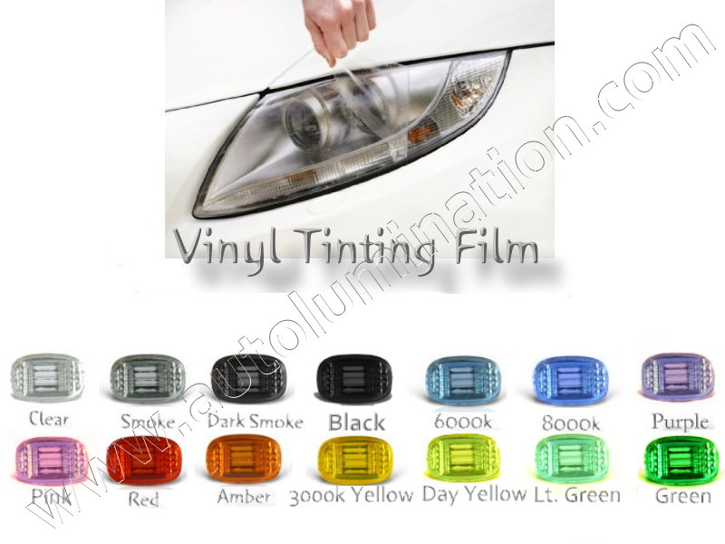 Vinyl Tinting Film Window Head Light Tail Light