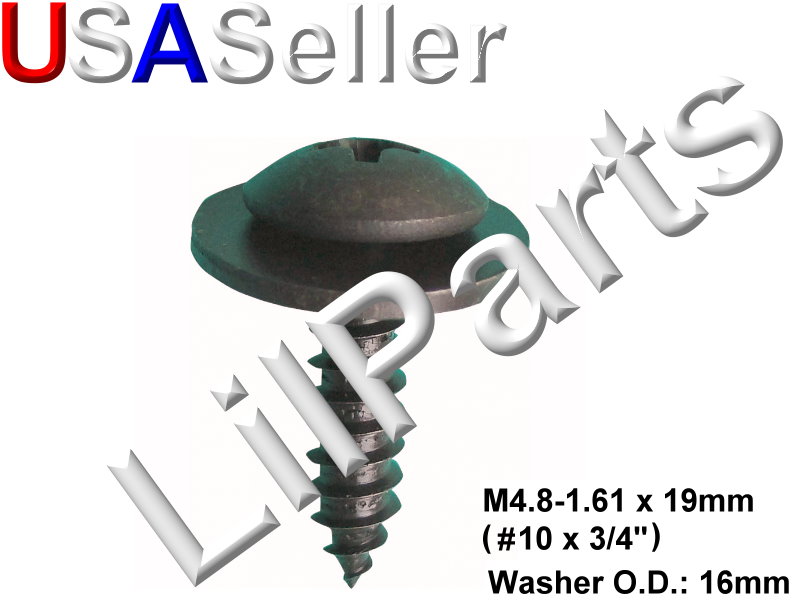 25 Honda Splash Shield Phillips Truss Head Sems Screws