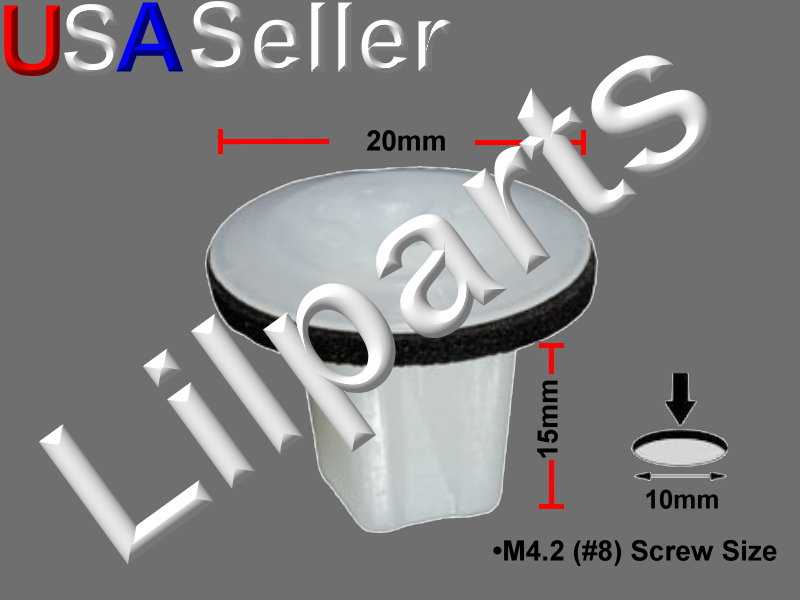 Mazda CX-9 Door Panel Screw Nylon Grommet GJ6A-58-975 GJ6A58975 | eBay